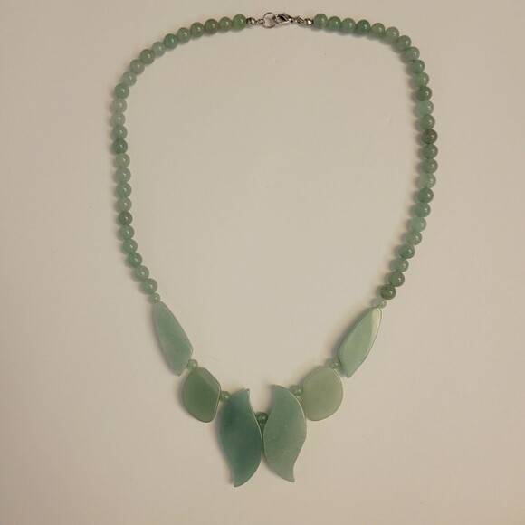 Fashion Jade Gemstone Beaded Women Necklace - Picture 6 of 6